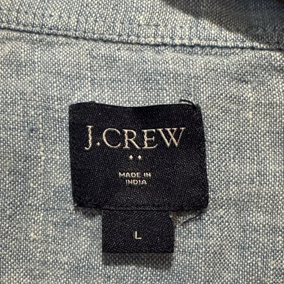 J. Crew Light Blue Casual Button Down Shirt - Picture 2 of 4